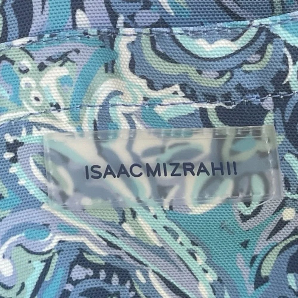 ISAAC MIZRAHI LIVE Bridgehampton Tote In Blue Paisley